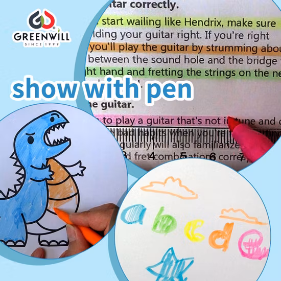 Marcador de fricção Greenwill Magic Highlighter (KHM20012)