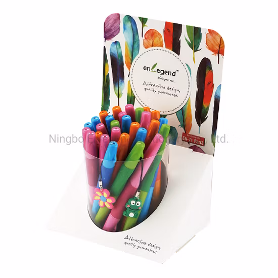 PG9207 Caneta de gel retrátil para material de escritório, tinta apagável, material de escritório com aderência